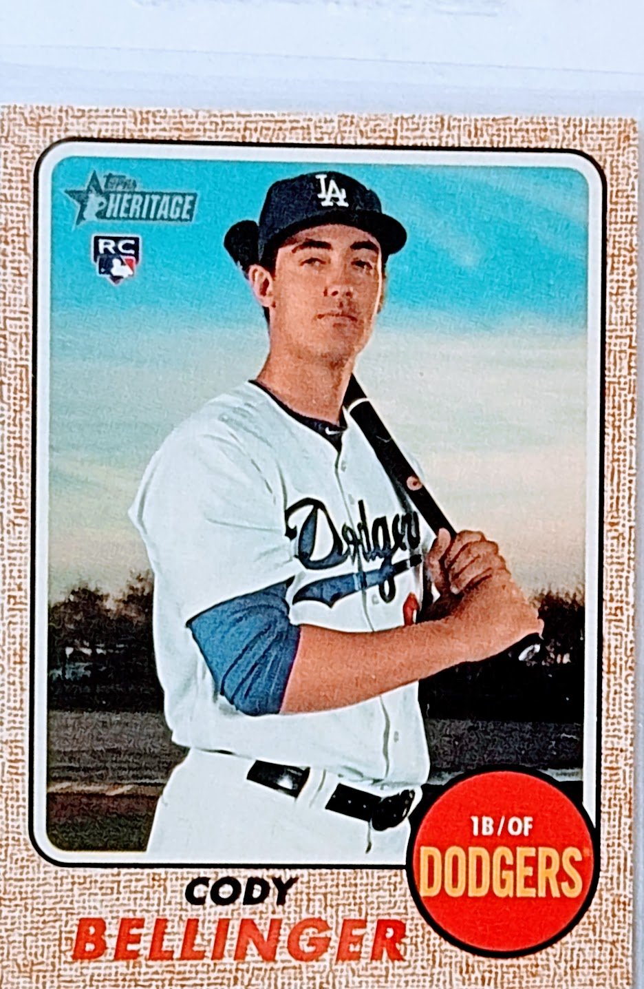 2017 Topps Heritage Cody Bellinger Rookie Baseball Trading Card TPTV simple Xclusive Collectibles