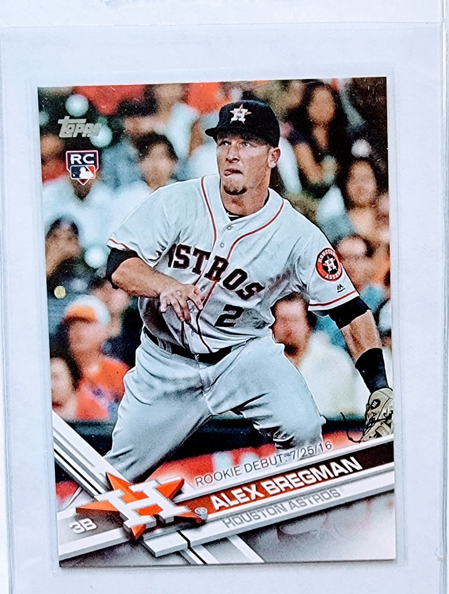 2017 Topps Update Alex Bregman Rookie Debut Rookie Baseball Card TPTV simple Xclusive Collectibles