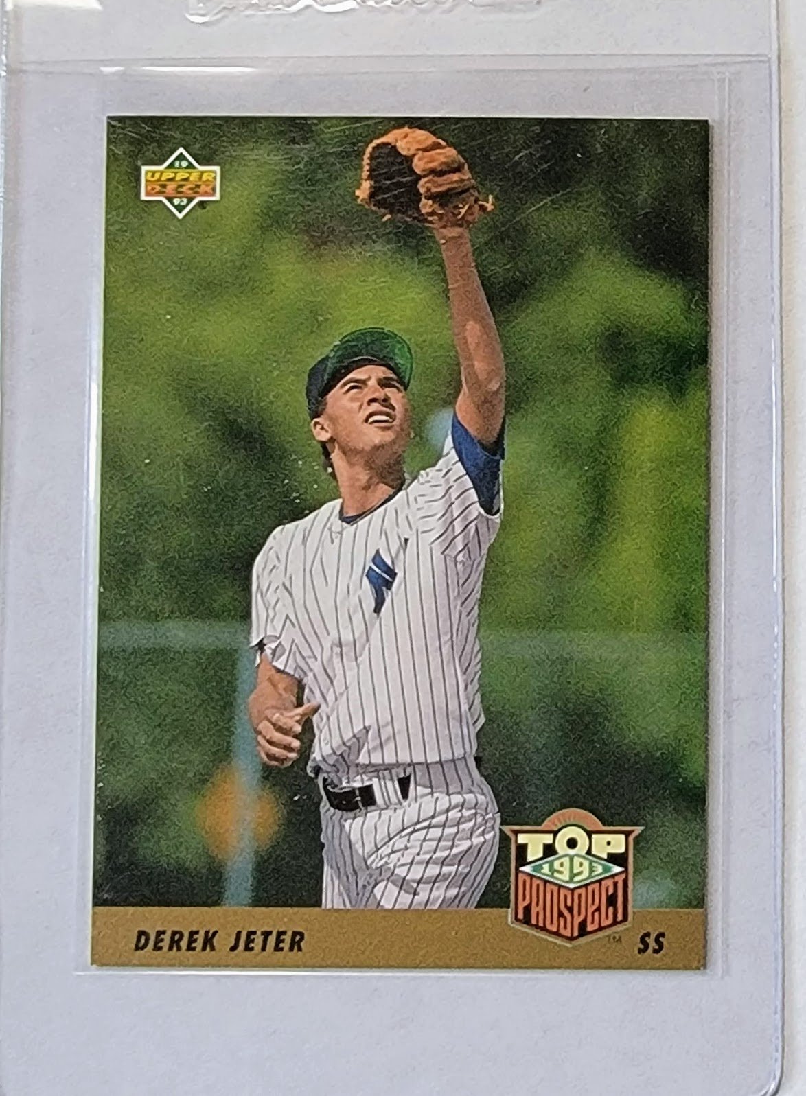 1993 Upper Deck Derek Jeter Rookie Top Prospects Baseball Trading Card cTPTV simple Xclusive Collectibles