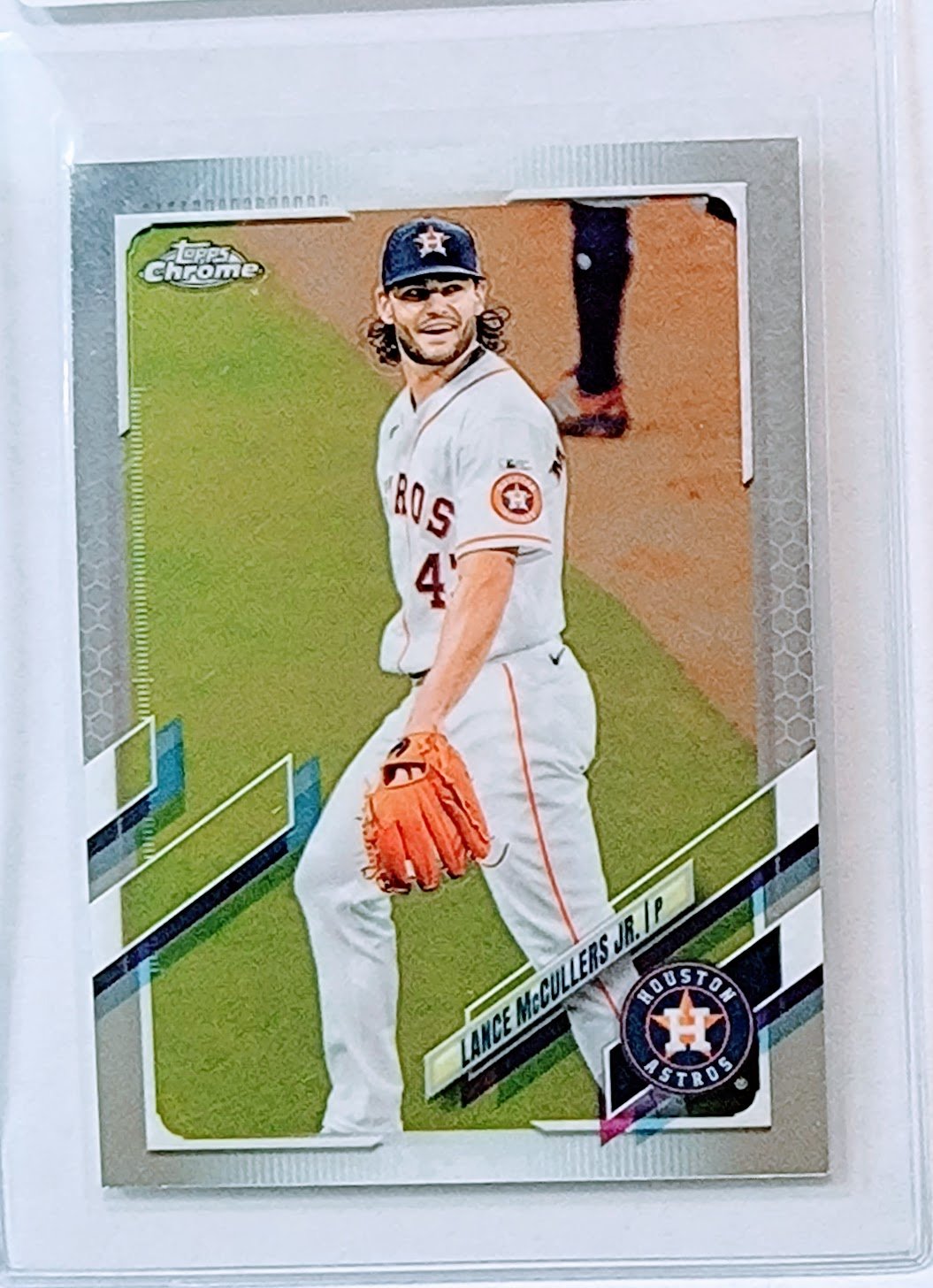 2021 Topps Chrome Lance McCullers Baseball Trading Card TPTV simple Xclusive Collectibles