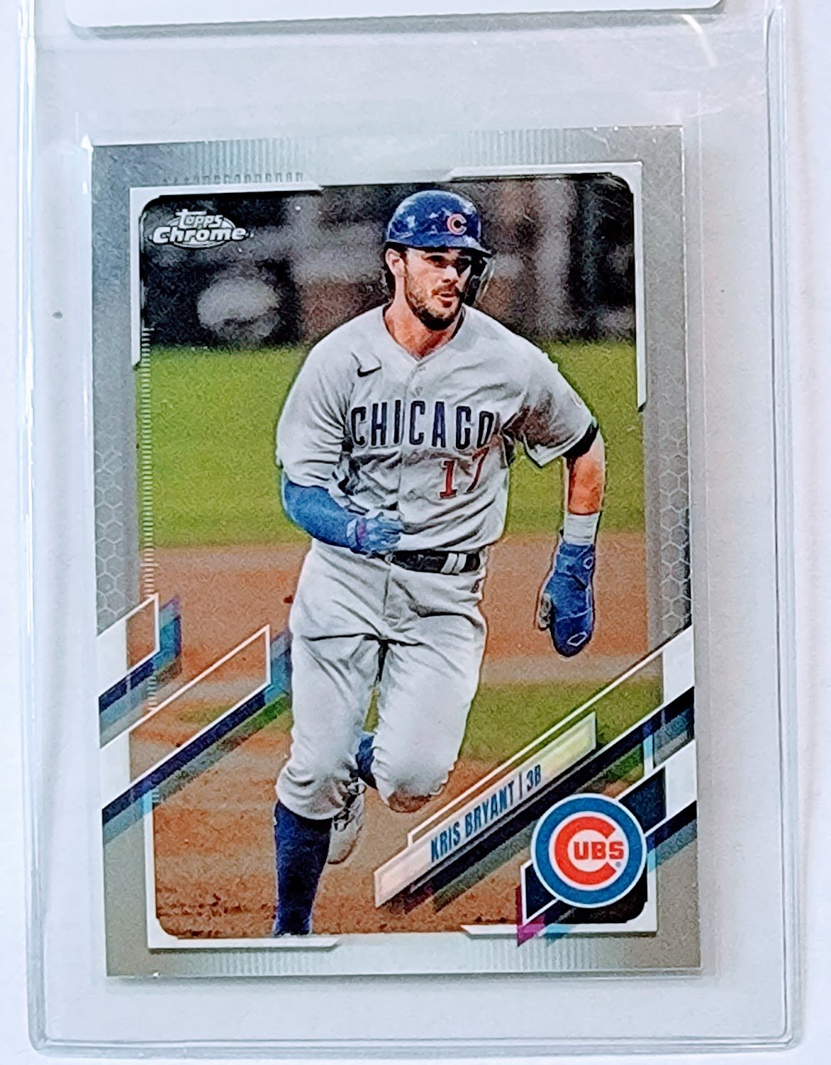 2021 Topps Chrome Kris Bryant Baseball Trading Card TPTV simple Xclusive Collectibles