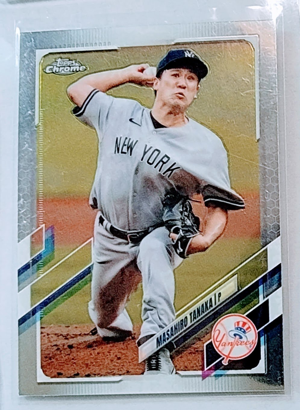 2021 Topps Chrome Masahiro Tanaka Baseball Trading Card TPTV simple Xclusive Collectibles