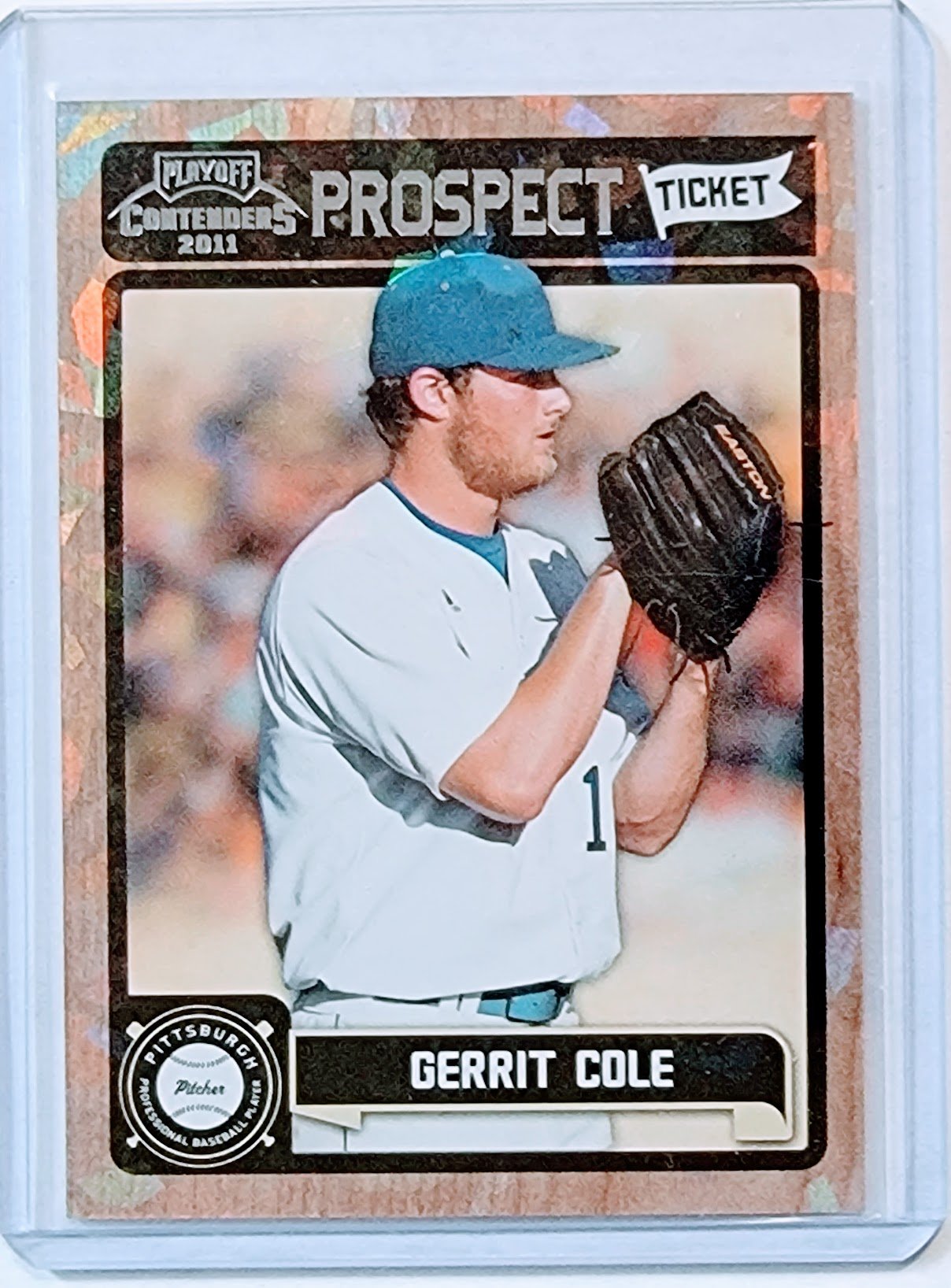 2011 Panini Playoff Contenders Gerrit Cole Prospect Ticket Baseball Trading Card TPTV simple Xclusive Collectibles