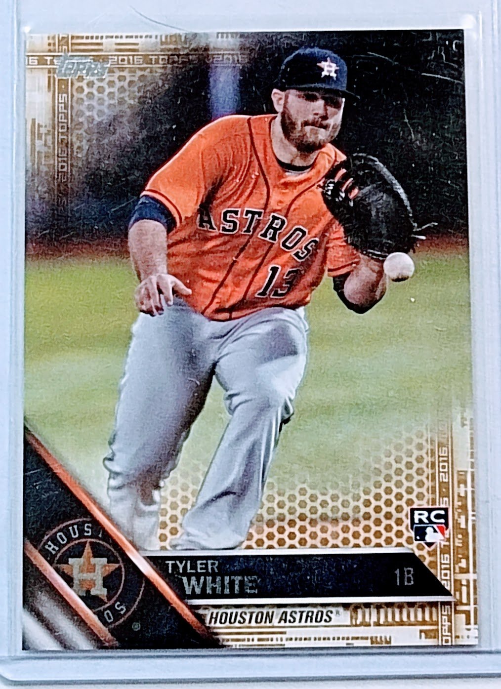 2016 Topps Tyler White Gold #'d/2016 Parallel Baseball Card TPTV simple Xclusive Collectibles