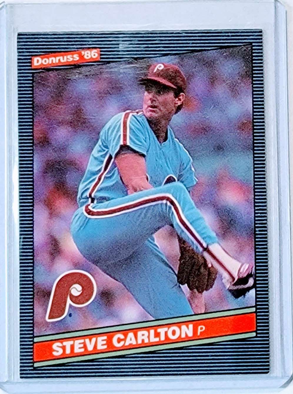 1986 Donruss Steve Carlton Baseball Trading Card TPTV simple Xclusive Collectibles