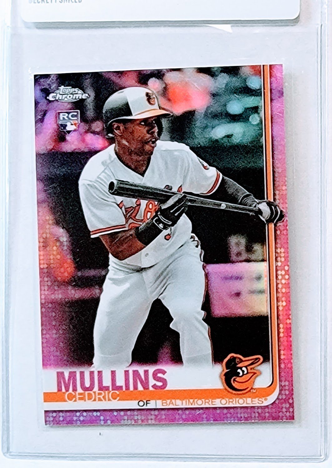 2019 Topps Chrome Cedric Mullins Pink Rookie Refractor Baseball Trading Card TPTV simple Xclusive Collectibles