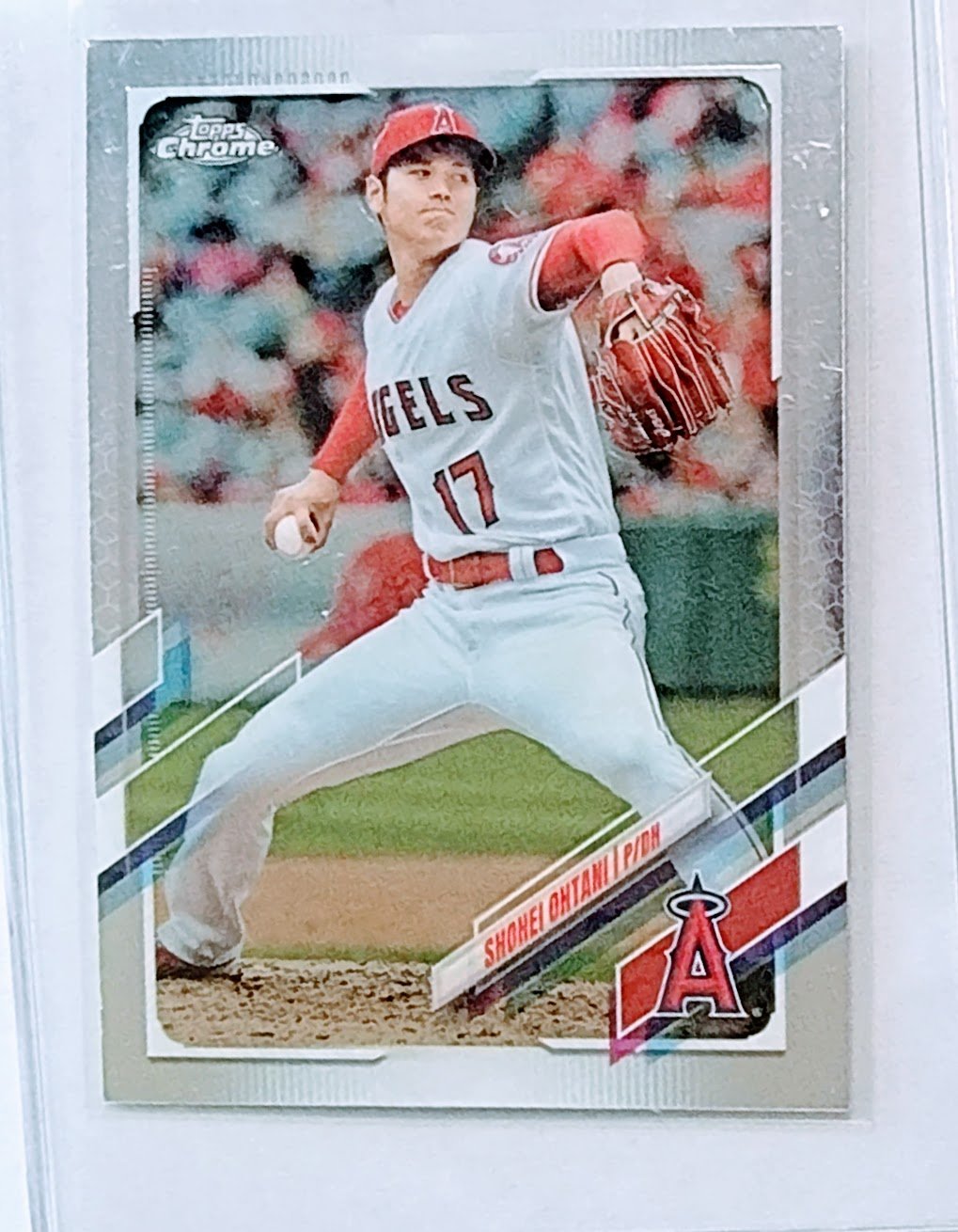 2021 Topps Chrome Shohei Ohtani Baseball Trading Card TPTV simple Xclusive Collectibles   