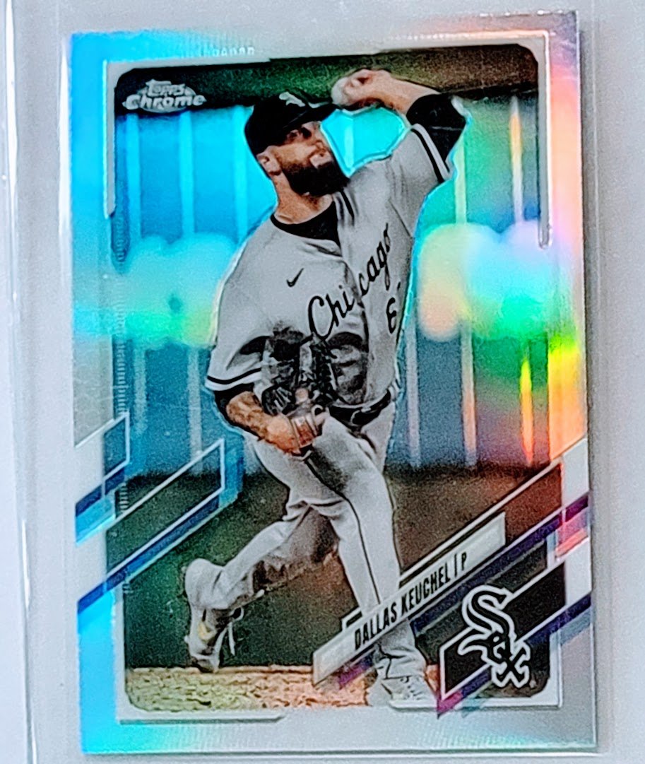 2021 Topps Chrome Dallas Keuchel Refactor Baseball Trading Card TPTV simple Xclusive Collectibles