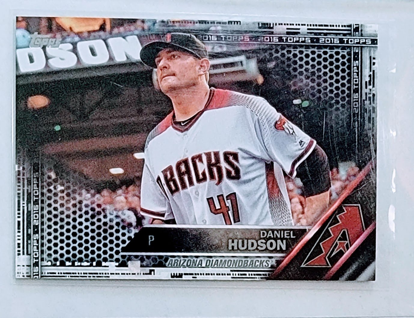 2016 Topps Daniel Hudson Black Bordered Baseball Trading Card TPTV simple Xclusive Collectibles