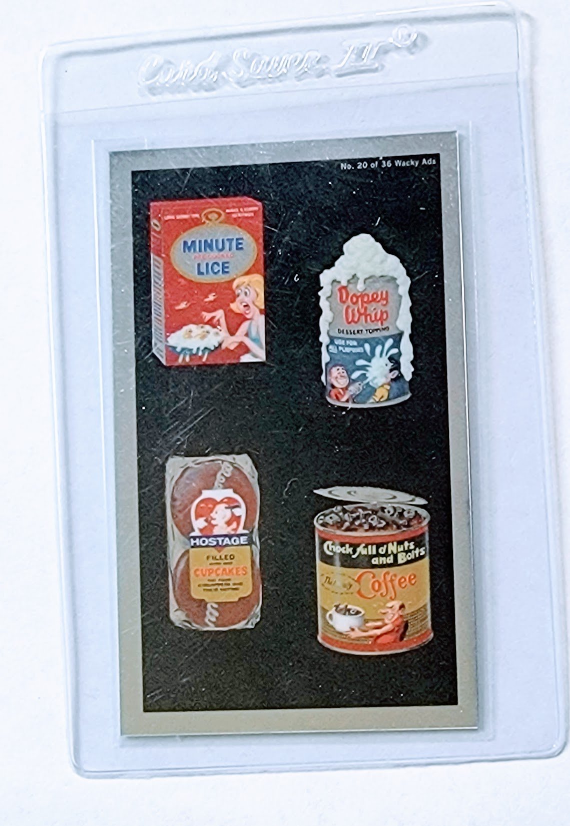 2014 Topps Chrome Wacky Packages Ad Panel Sticker Trading Card TPTV simple Xclusive Collectibles