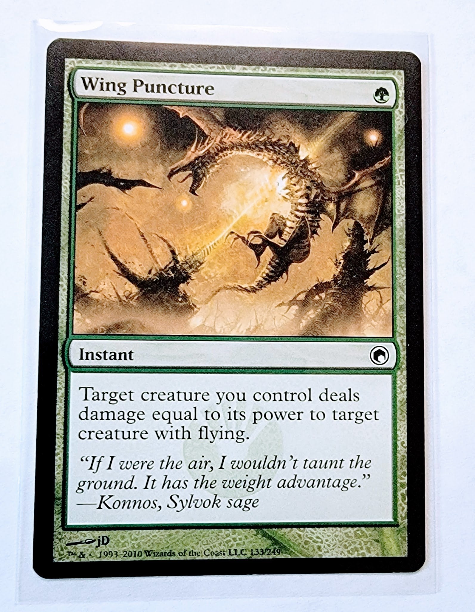 2010 Wizards of the Coast Magic: The Gathering - Wing Puncture Booster Card MCSC1 simple Xclusive Collectibles
