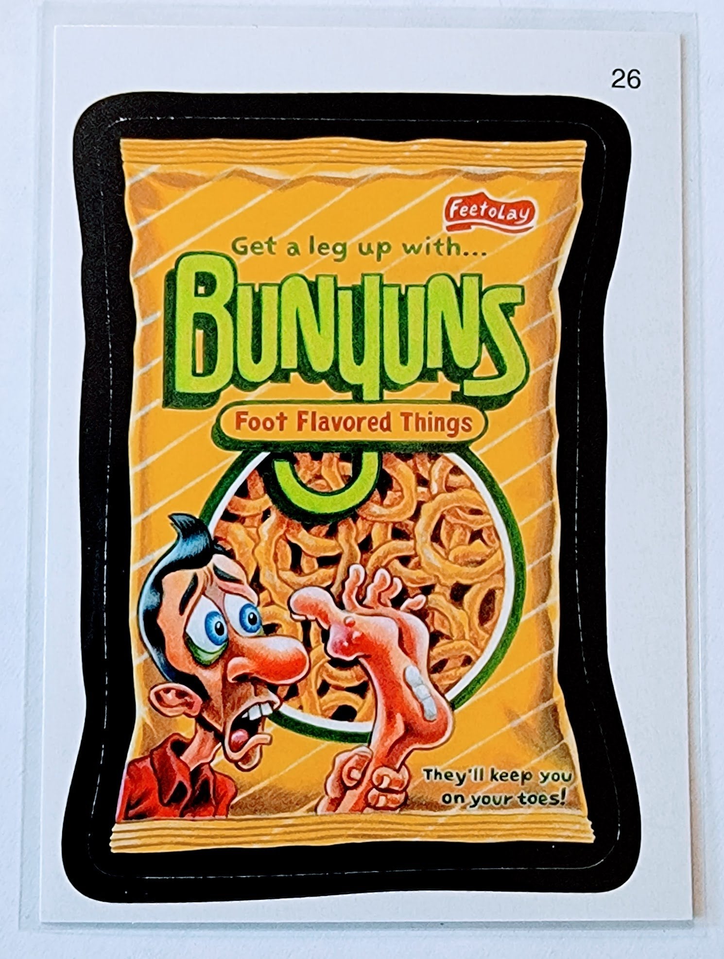2010 Topps Wacky Packages All New Series 7 Bunyuns #26 Sticker Trading Card MCSC1 simple Xclusive Collectibles   
