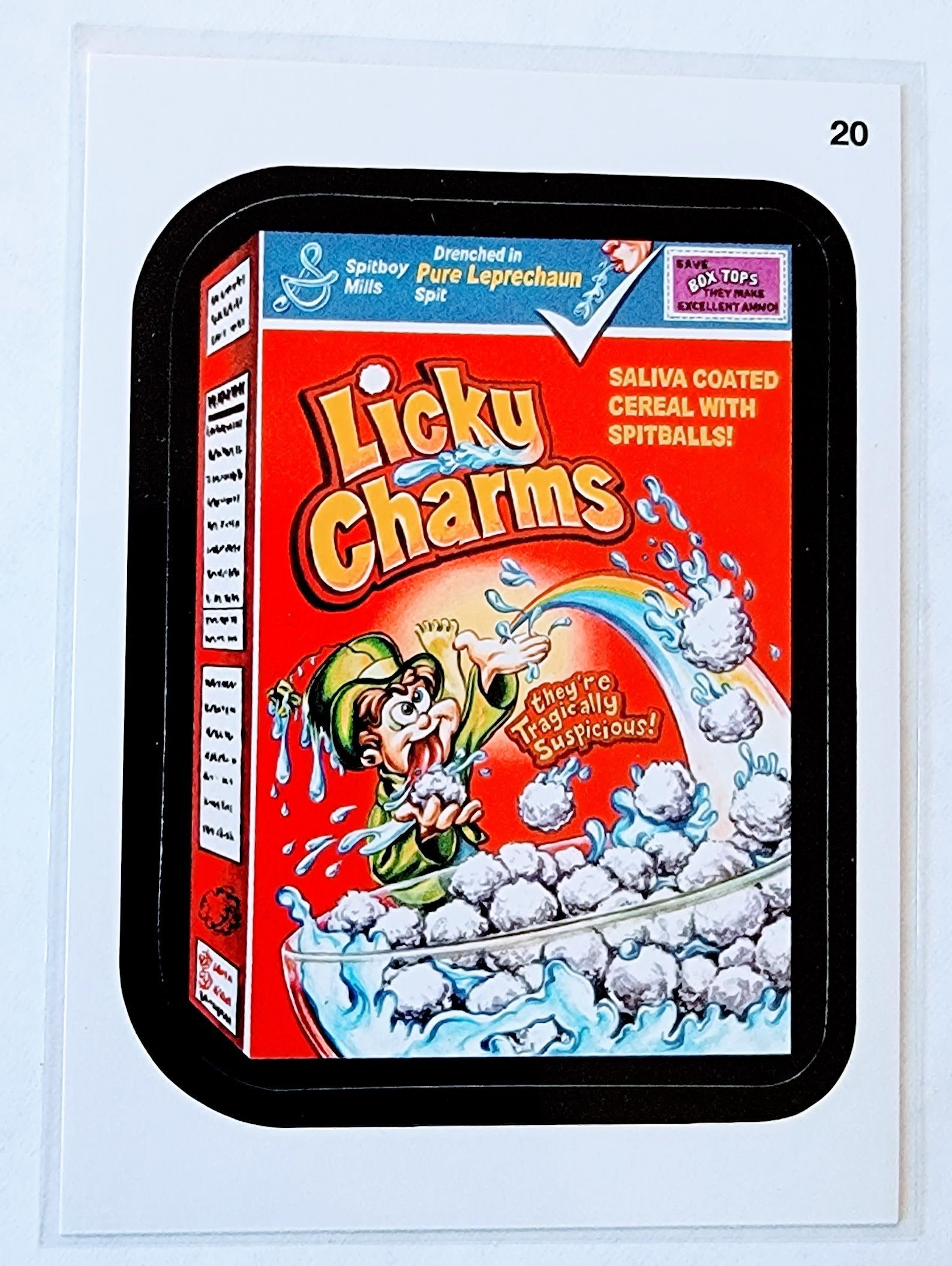 2013 Topps Wacky Packages Series 11 Licky Charms #20 Sticker Trading Card MCSC1 simple Xclusive Collectibles