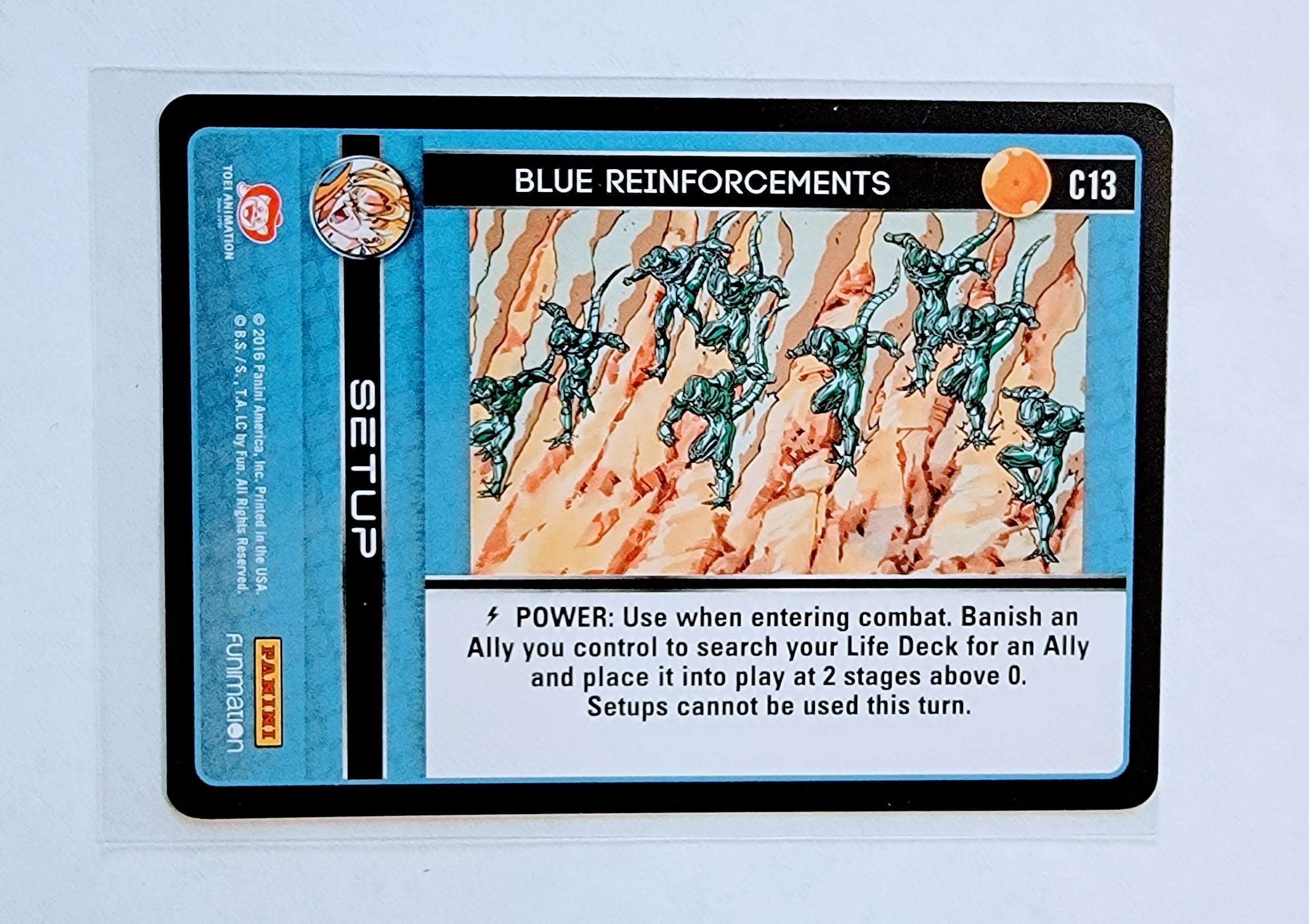 DBZ Blue Reinforcements MCSC1 simple Xclusive Collectibles   