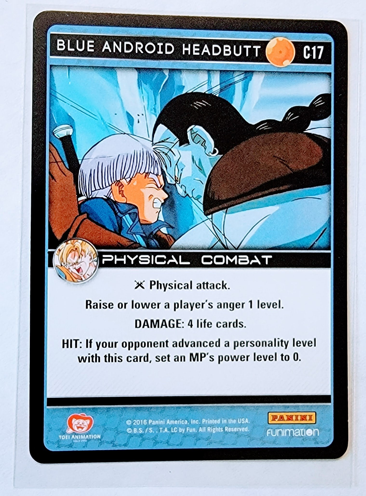 DBZ Blue Android Headbutt MCSC1 simple Xclusive Collectibles