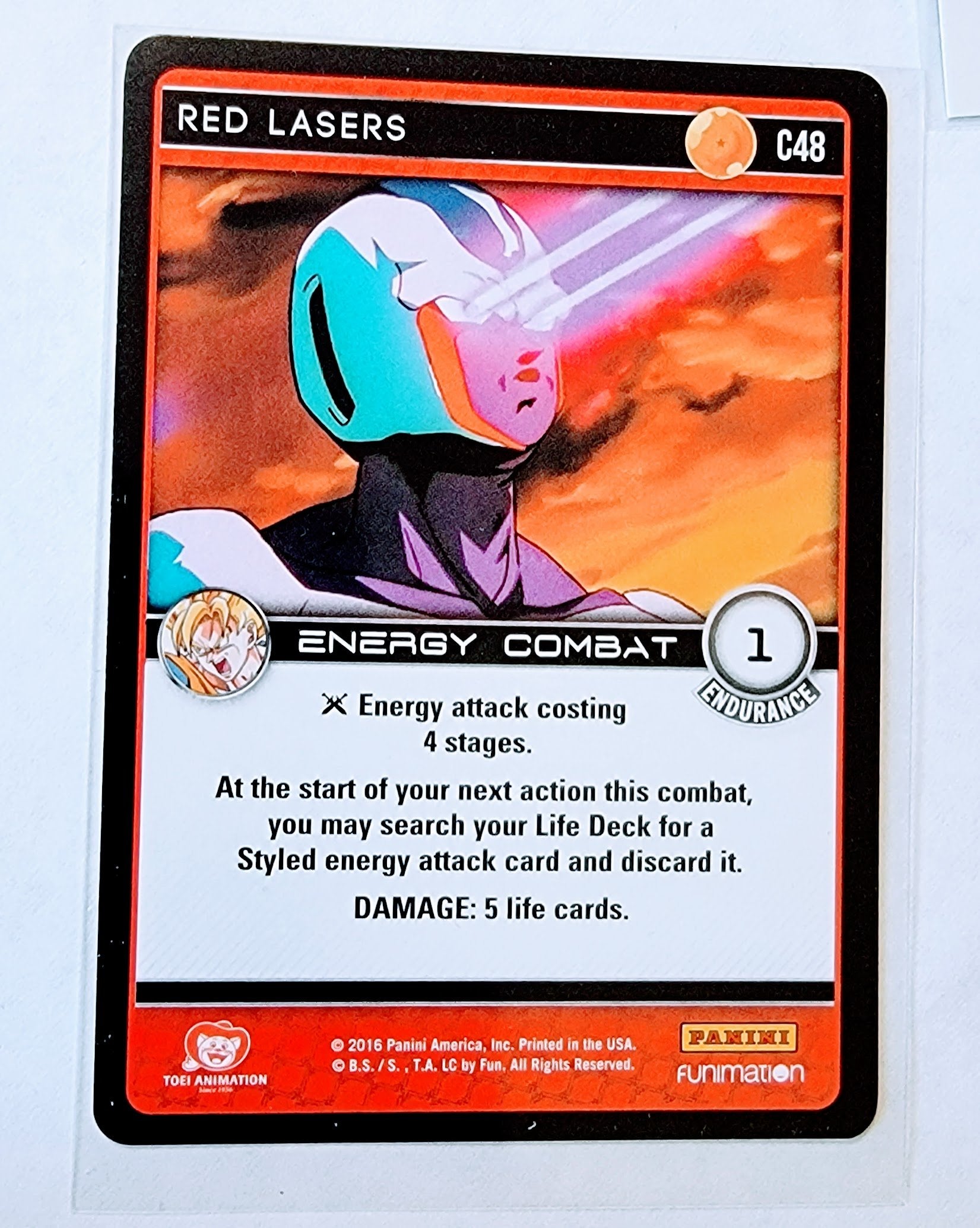 DBZ Red Lasers MCSC1 simple Xclusive Collectibles