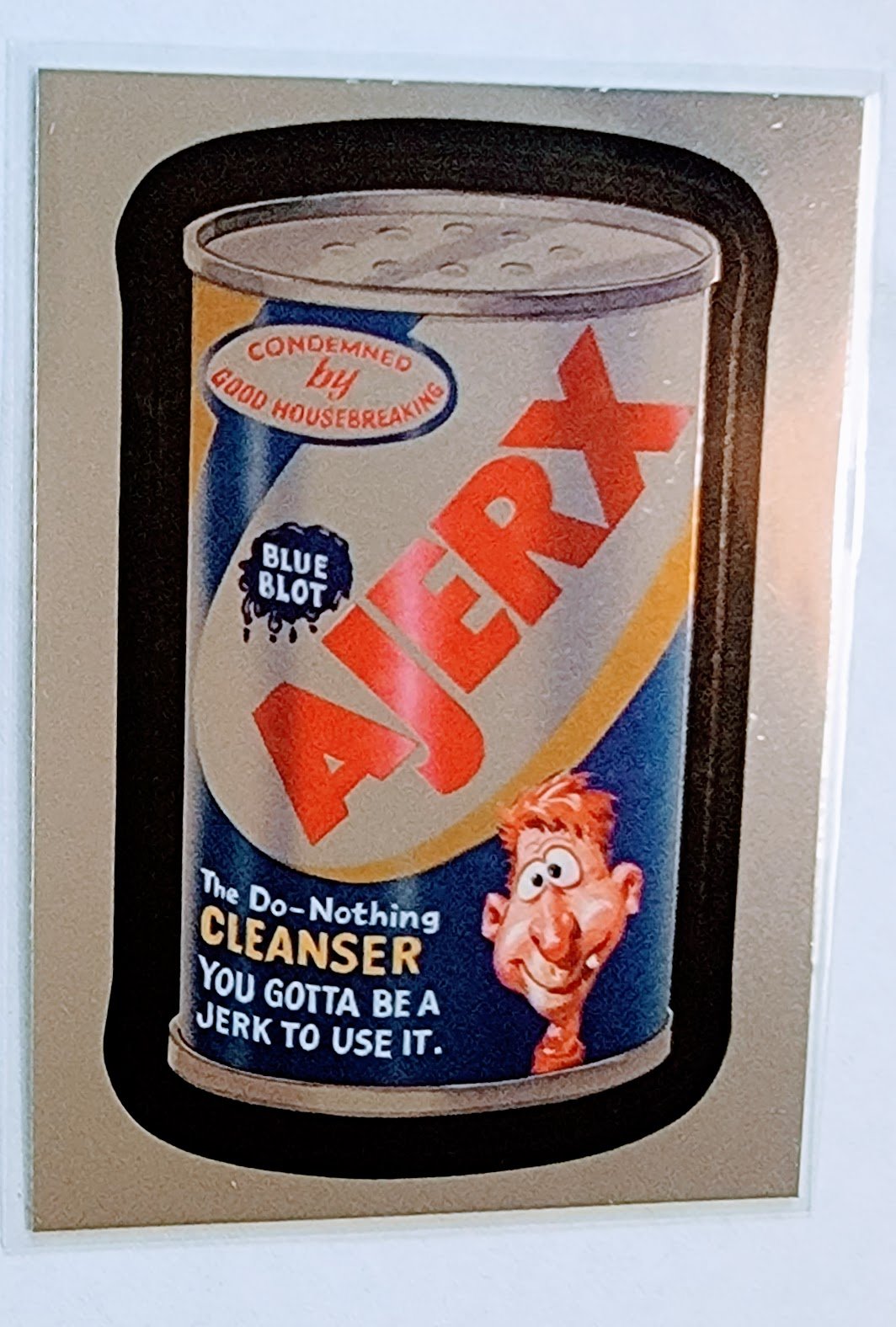 2014 Topps Wacky Packages Chrome Series 2 AJERX Ajax Cleaner Sticker Trading Card MCSC1 simple Xclusive Collectibles