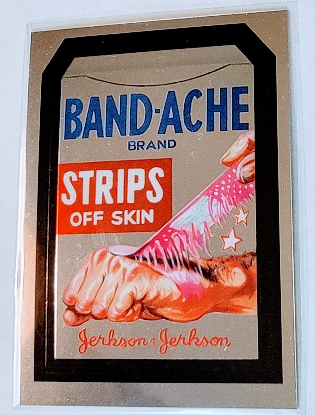 2014 Topps Chrome Wacky Packages Refractor Band-Ache Strips #24 Sticker Trading Card MCSC1 simple Xclusive Collectibles