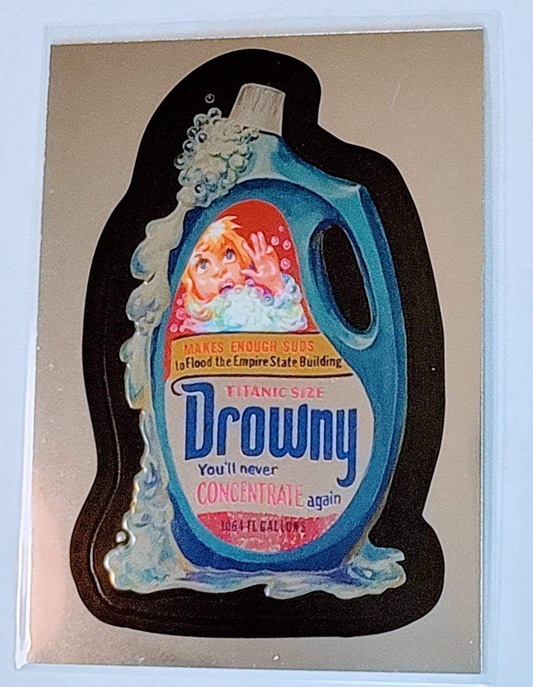 2014 Topps Chrome Wacky Packages Drowny Sticker Trading Card MCSC1 simple Xclusive Collectibles