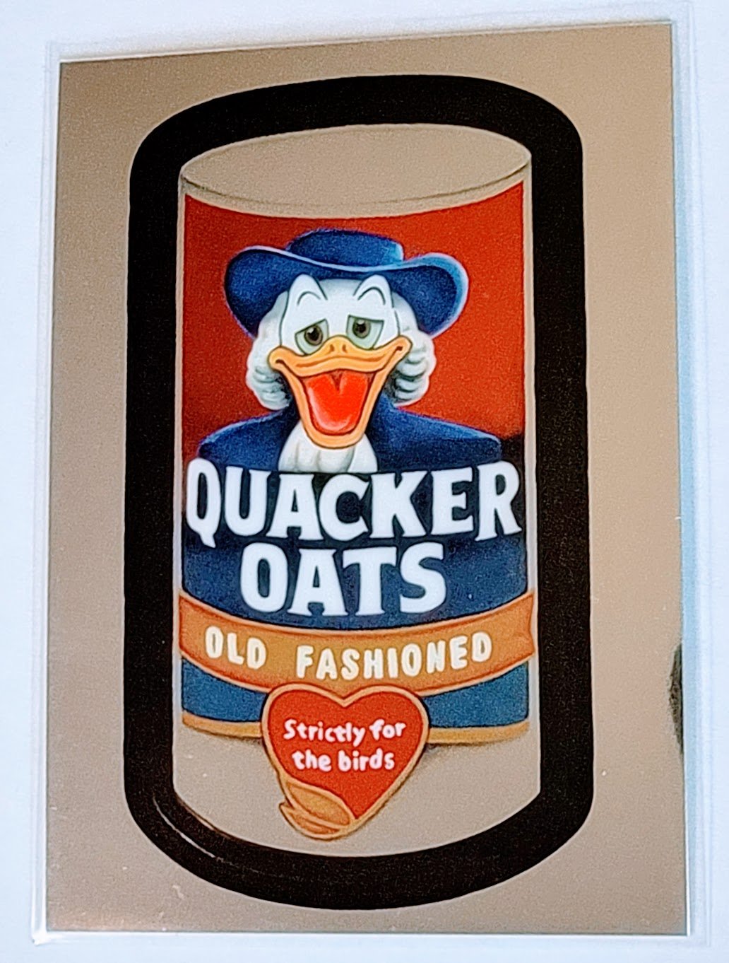 2014 Topps Chrome Wacky Packages Quacker Oats Sticker Trading Card MCSC1 simple Xclusive Collectibles