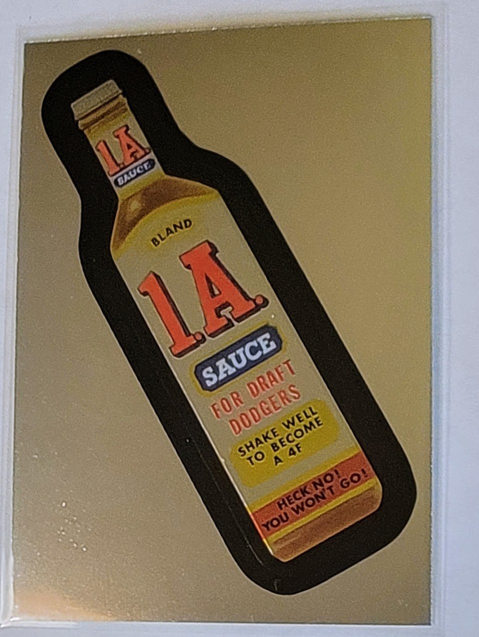 2014 Topps Chrome Wacky Packages 1.A. Sauce for Draft Dodgers Sticker Trading Card MCSC1 simple Xclusive Collectibles