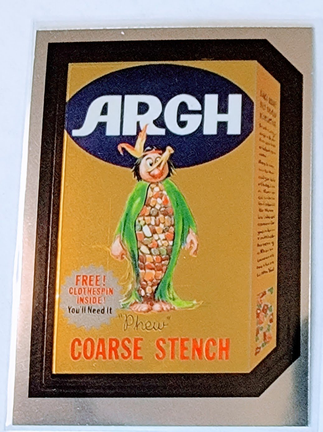 2014 Topps Wacky Packages Chrome Series 3 ARGH #106 Sticker Trading Card MCSC1 simple Xclusive Collectibles