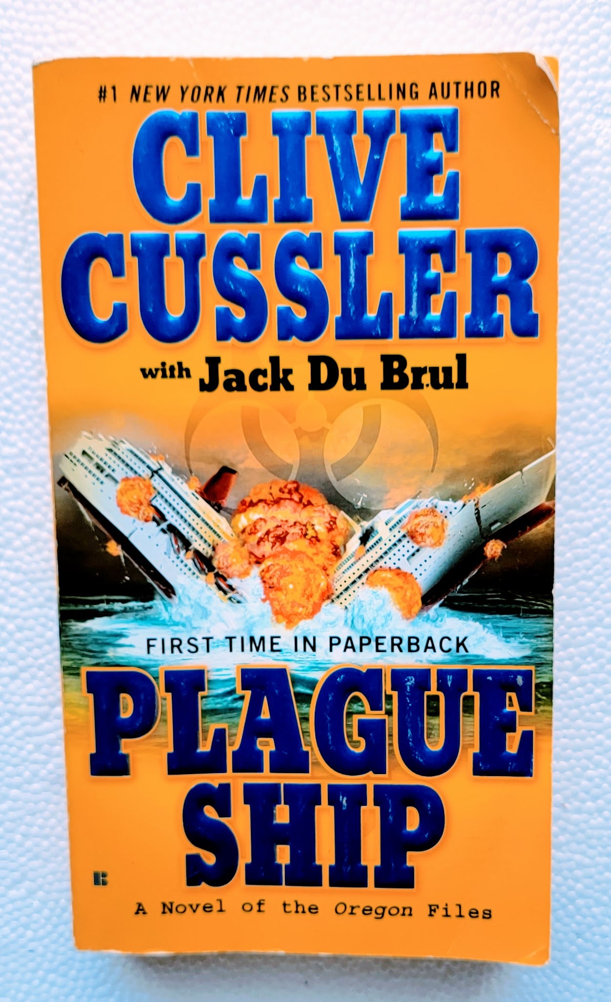 Plague Ship: A Thrilling Odyssey with the Oregon Crew Book by Clive Cussler (with Jack Du Brul) Xclusive Collectibles