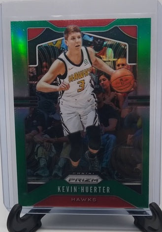 2019-20 Panini Prizm Kevin Huerter Green Refractor Basketball Card simple Xclusive Collectibles