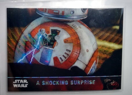 2016 Topps Star Wars Chrome The Force Awakens A Shocking Surprise Refractor Trading Card simple Xclusive Collectibles