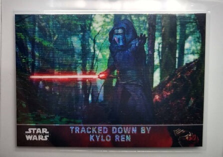 2016 Topps Star Wars Chrome The Force Awakens Tracked Down by Kylo Ren Refractor Trading Card simple Xclusive Collectibles   