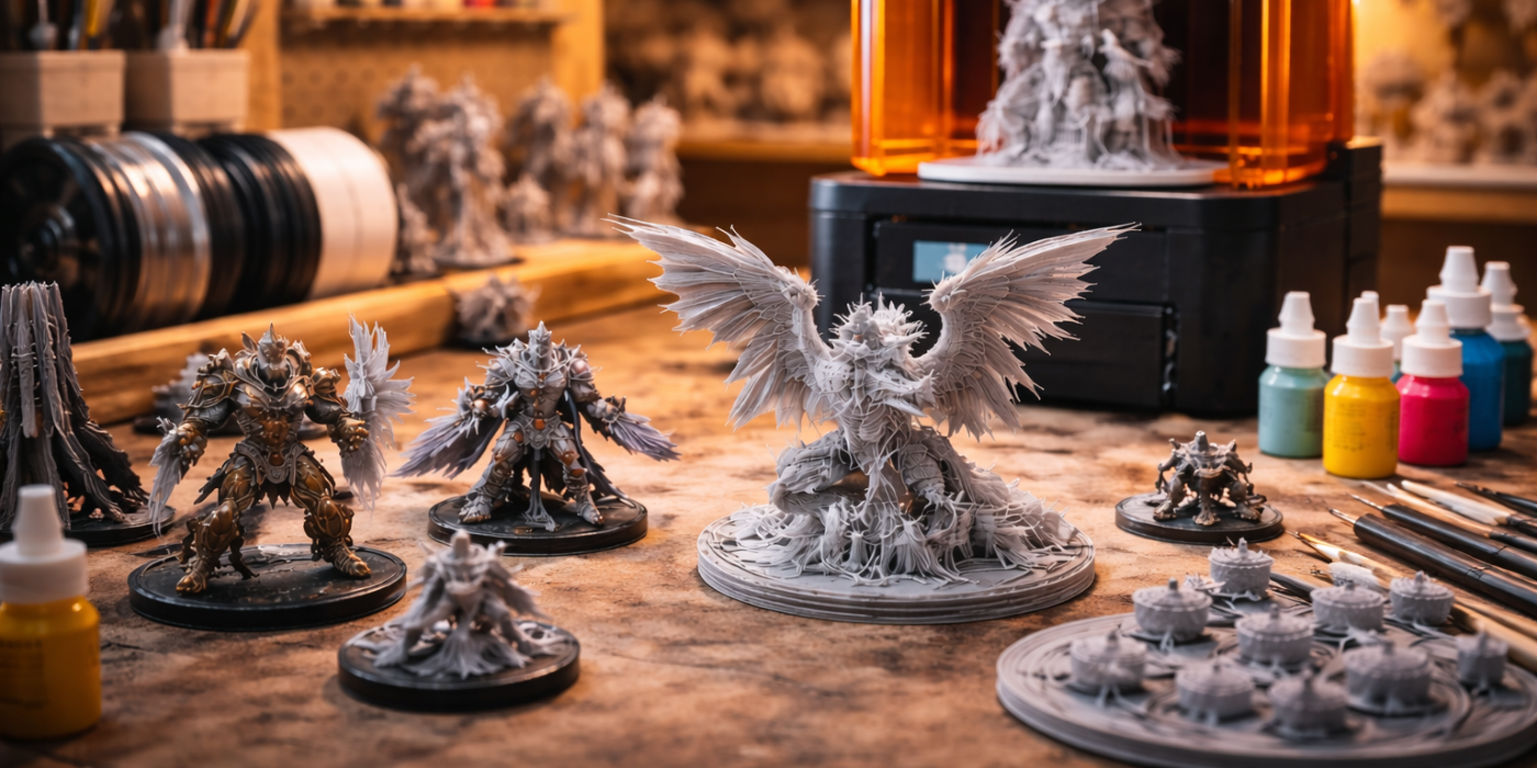 The Rise of 3D-Printed Miniatures