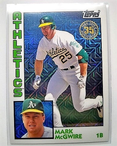 2022 Topps Mark McGwire Diamond Greats Diecut Refractor Baseball