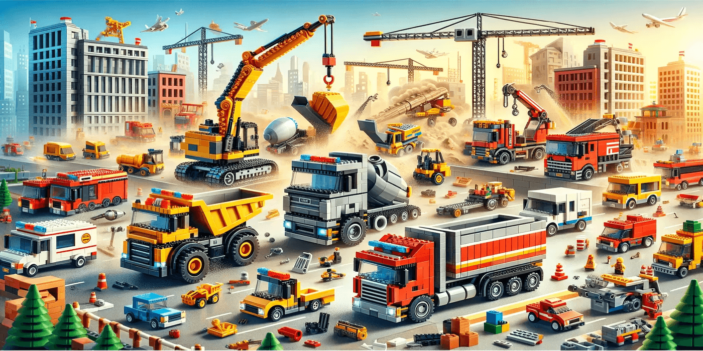 Block Construction sets, Brick Construction Playsets