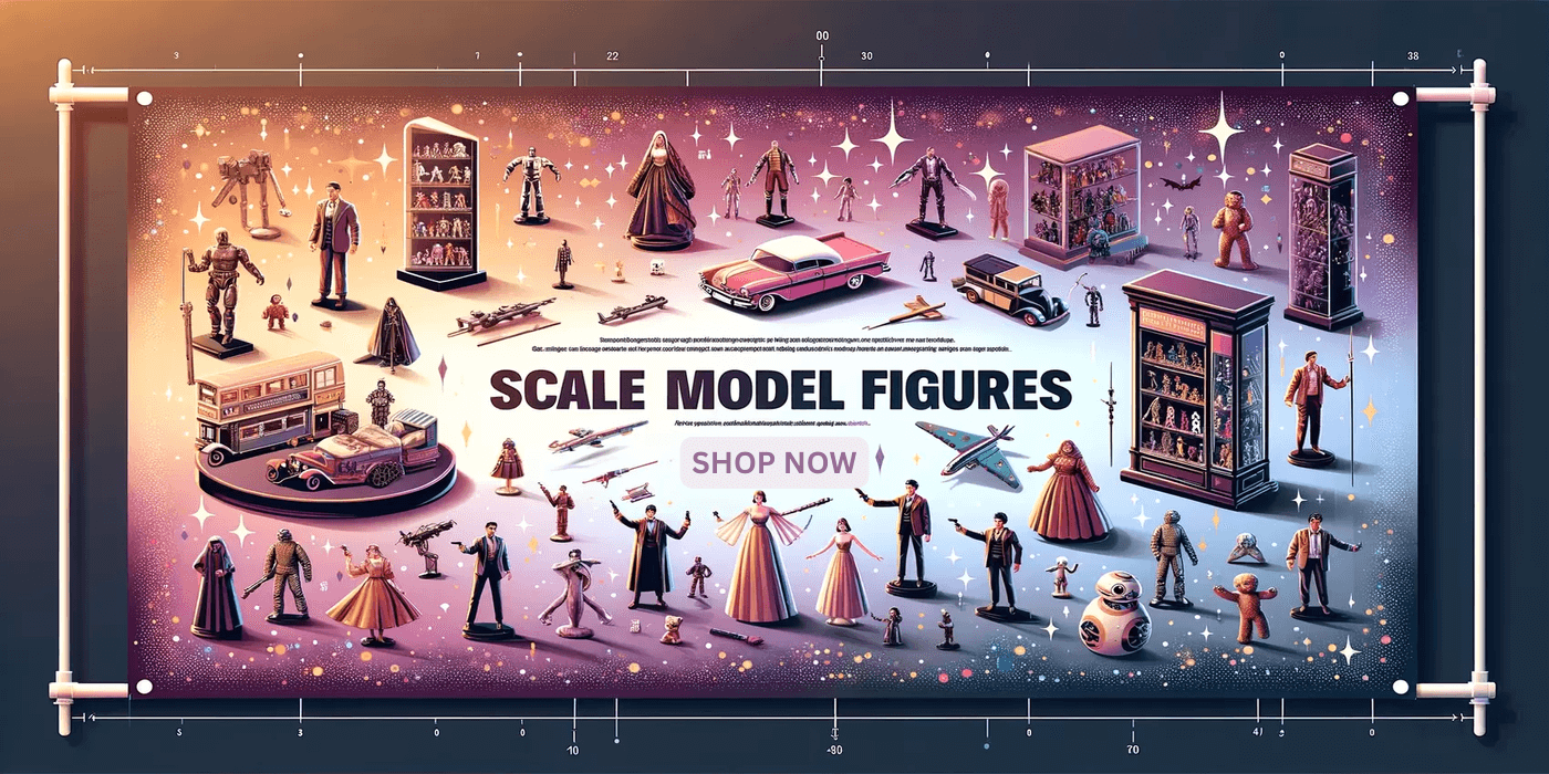 Scale figurines, scale model figures, scale figure models, scale figurine model kits
