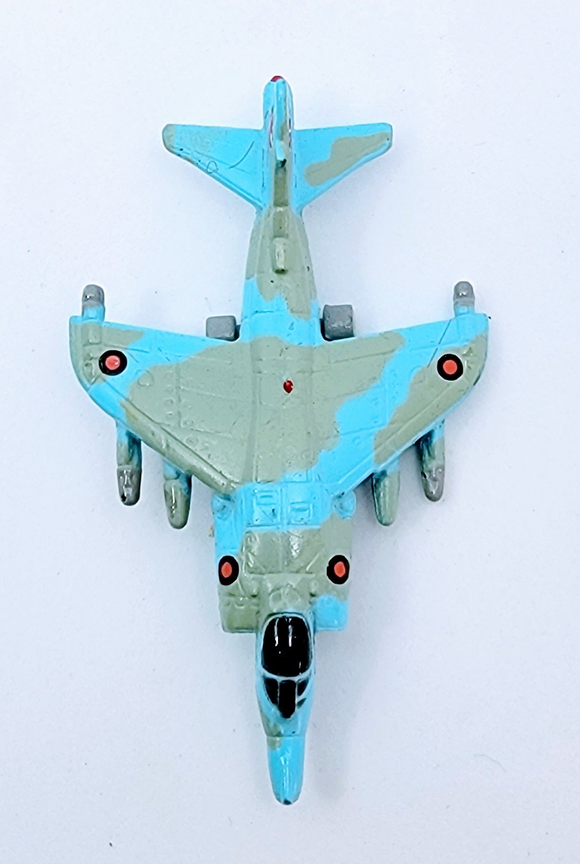 Micro Machines Military RAF AV-8B Harrier Jumpjet Miniature Toy MMAC2 simple Xclusive Collectibles   