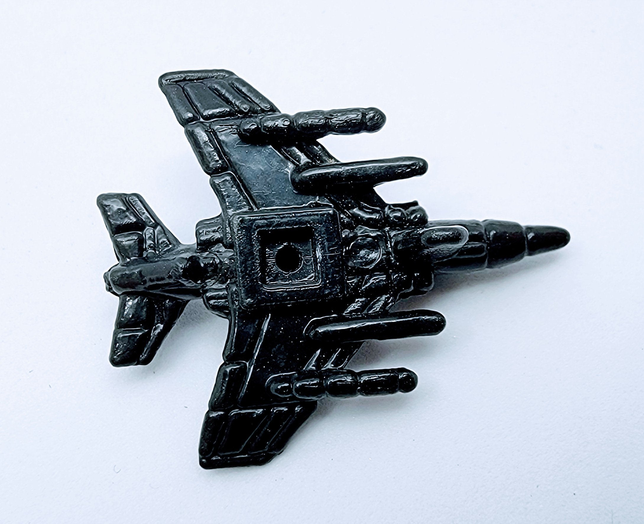 Micro Machines Military F-4 Phantom Black Mini Miniature Toy MWAC2 simple Xclusive Collectibles   