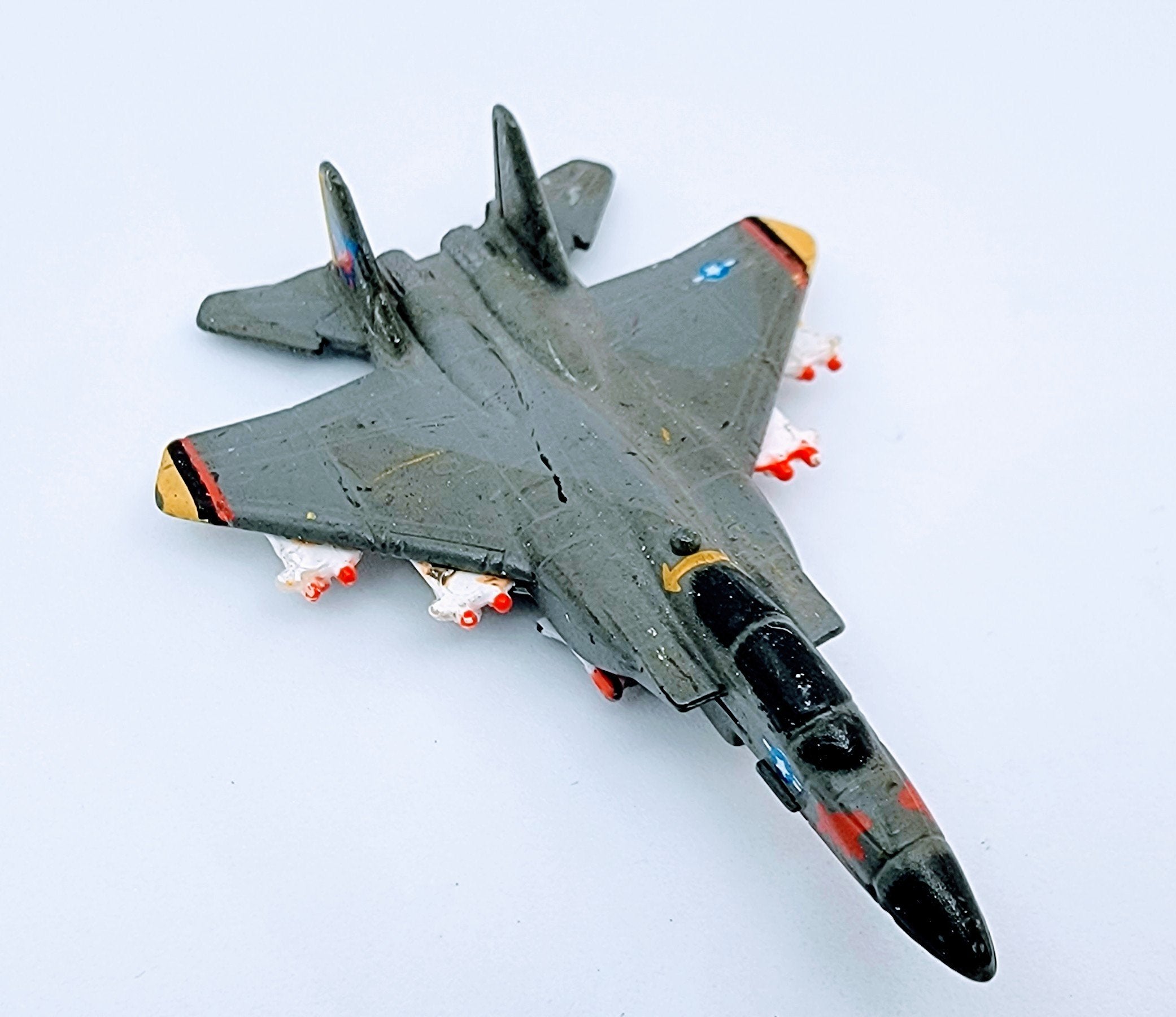 Micro Machines Military F-15 Eagle Miniature Toy With Battle Damage Miniature Toy MMB3 simple Xclusive Collectibles   
