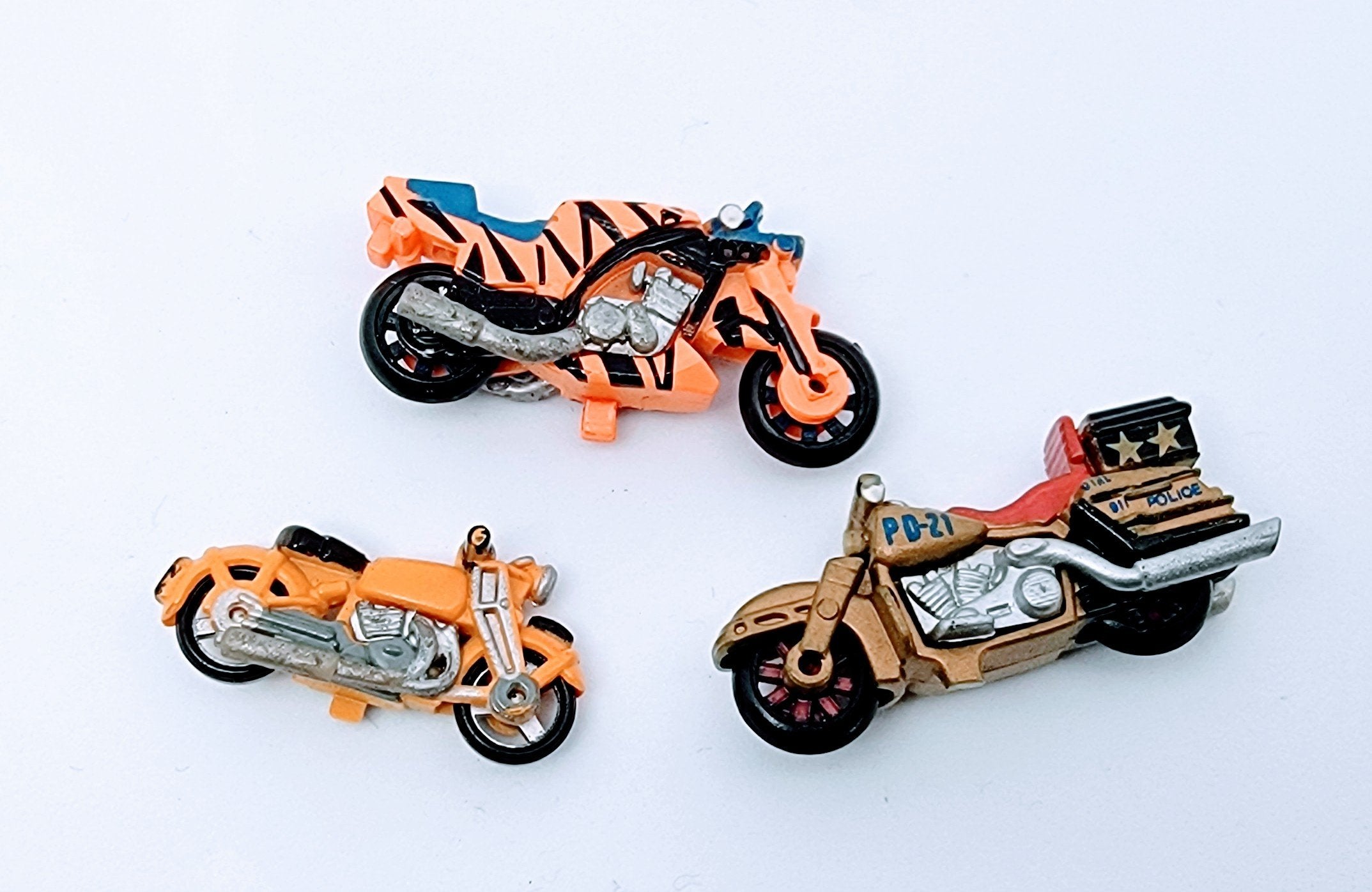 Micro Machines Motorcycle Lot of 3 MMPB1-1 simple Xclusive Collectibles   