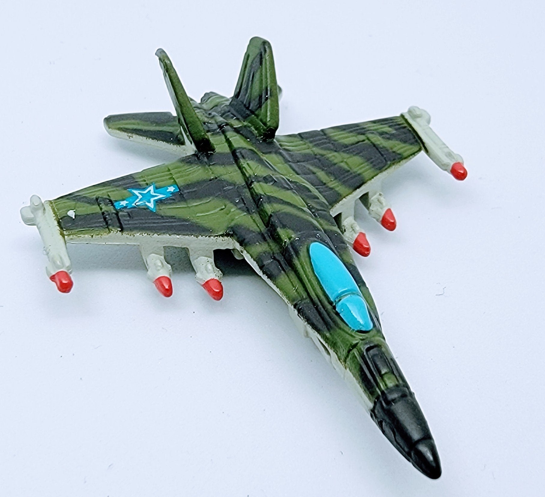Micro Machines Military FA-18 Hornet Vintage Combat Aircraft Collectible Miniature Toy MMLB1-1 simple Xclusive Collectibles   