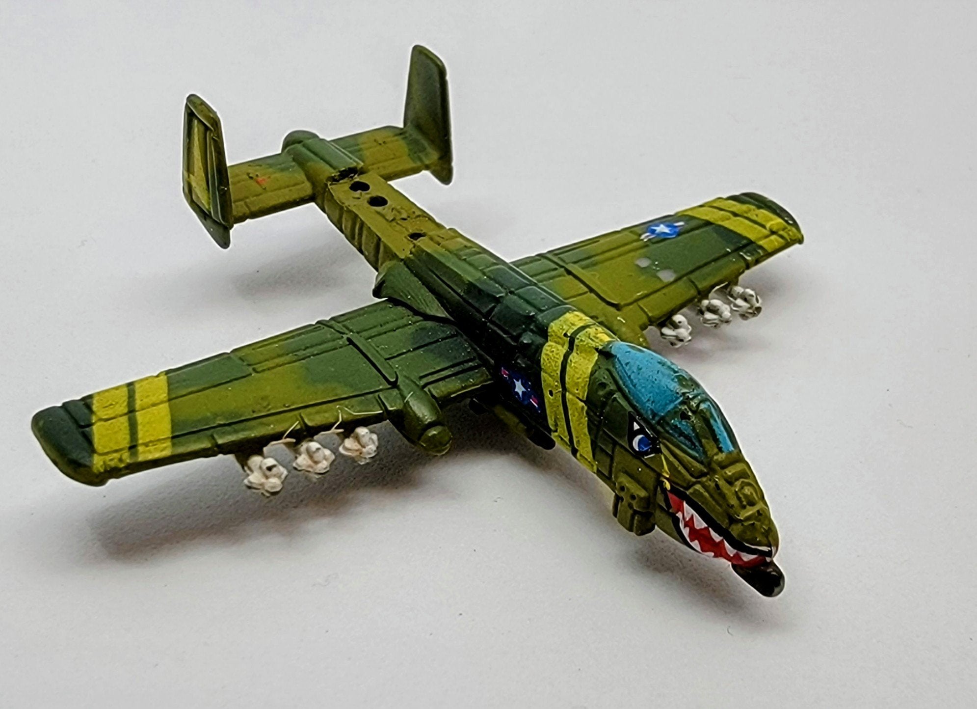 Micro Machines Military A-10 Thunderbolt II Warthog Undergoing Engine Upgrade Miniature Toy MMAC2 simple Xclusive Collectibles   