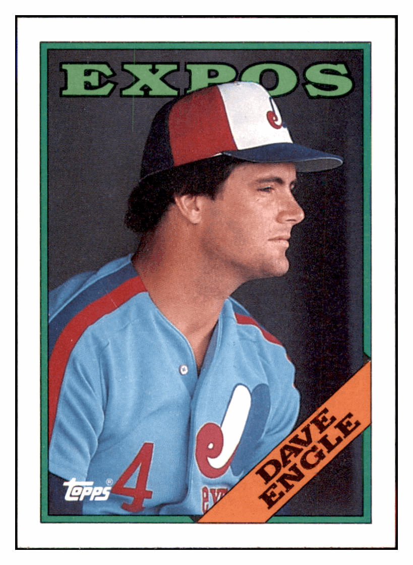 1988 Topps Dave Engle Montreal Expos #196 Baseball card   BMB1B simple Xclusive Collectibles   