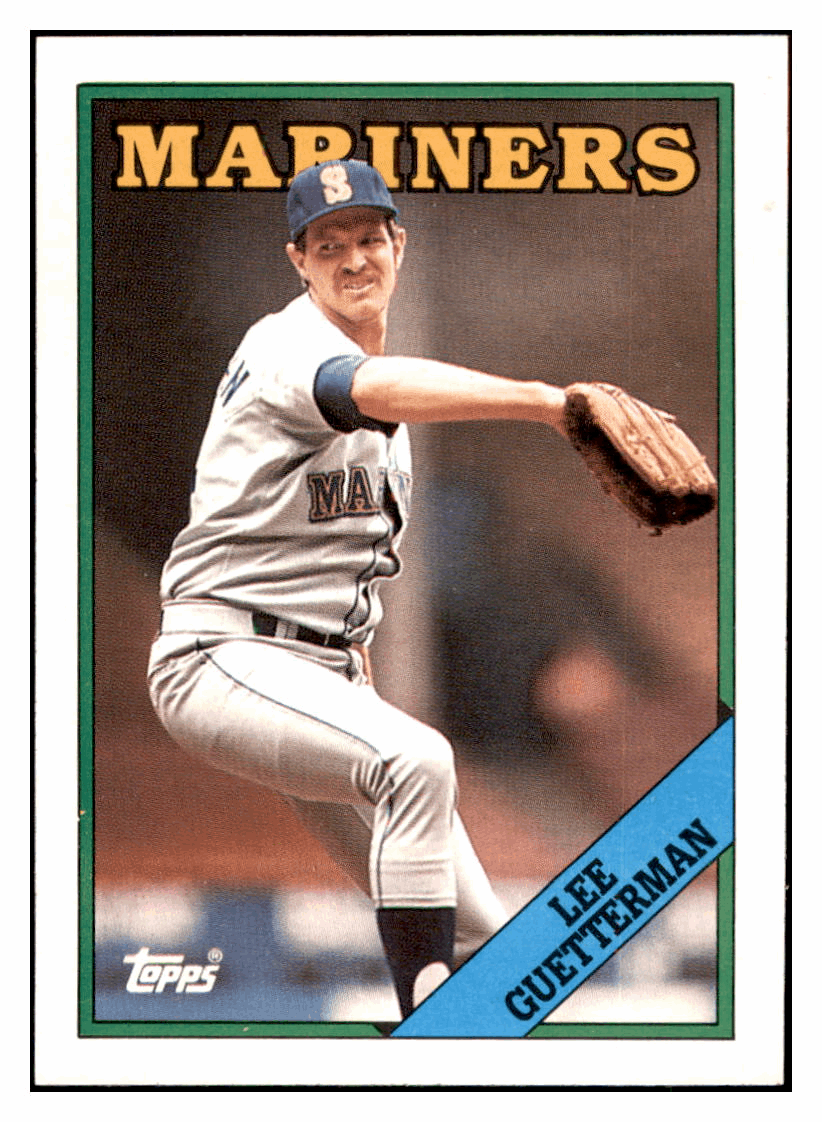 1988 Topps Lee Guetterman Seattle Mariners #656 Baseball card   BMB1B simple Xclusive Collectibles   