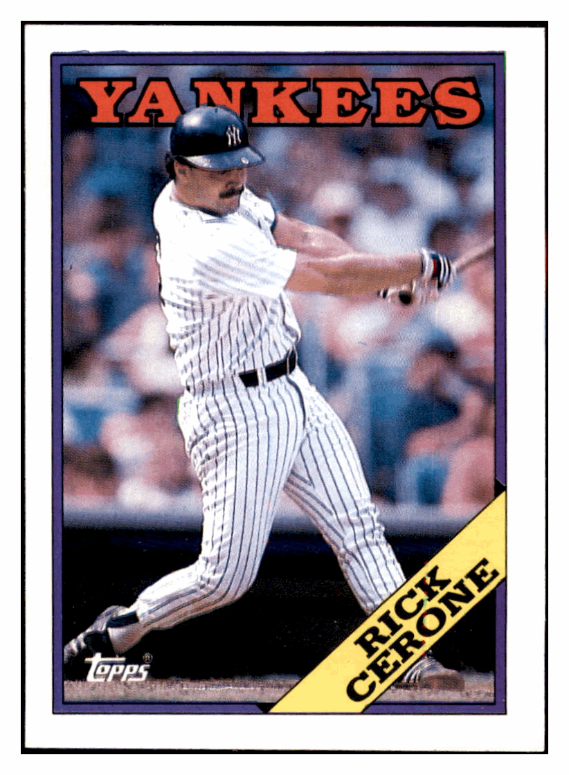 1988 Topps Rick Cerone New York Yankees #561 Baseball card BMB1B simple Xclusive Collectibles   