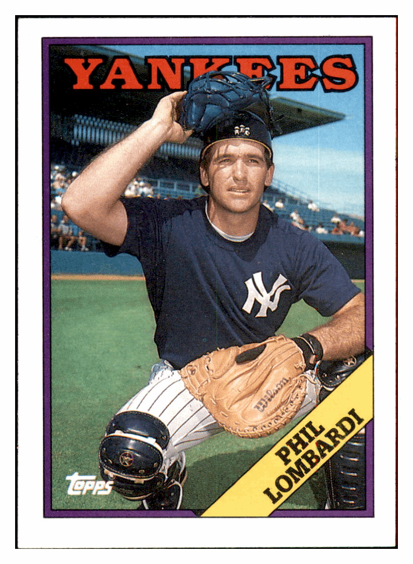 1988 Topps Phil Lombardi New York Yankees #283 Baseball card   BMB1B simple Xclusive Collectibles   