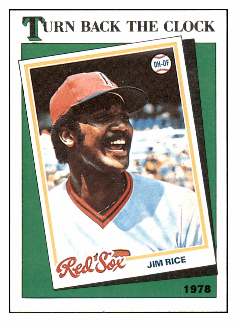 1988 Topps Jim Rice 1978 Turn Back the Clock Boston Red Sox #670 Baseball card   BMB1B simple Xclusive Collectibles   