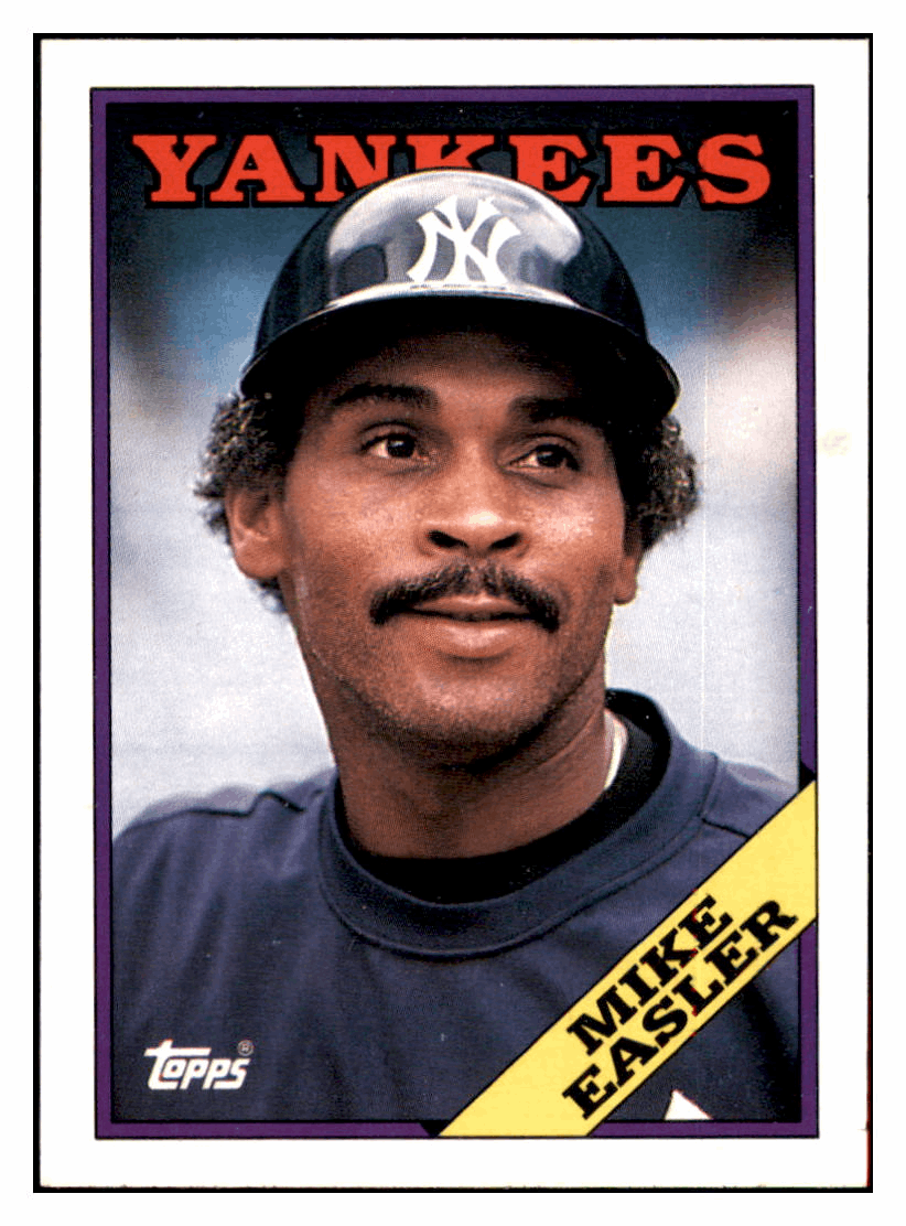 1988 Topps Mike Easler    New York Yankees #741 Baseball card   BMB1B simple Xclusive Collectibles   