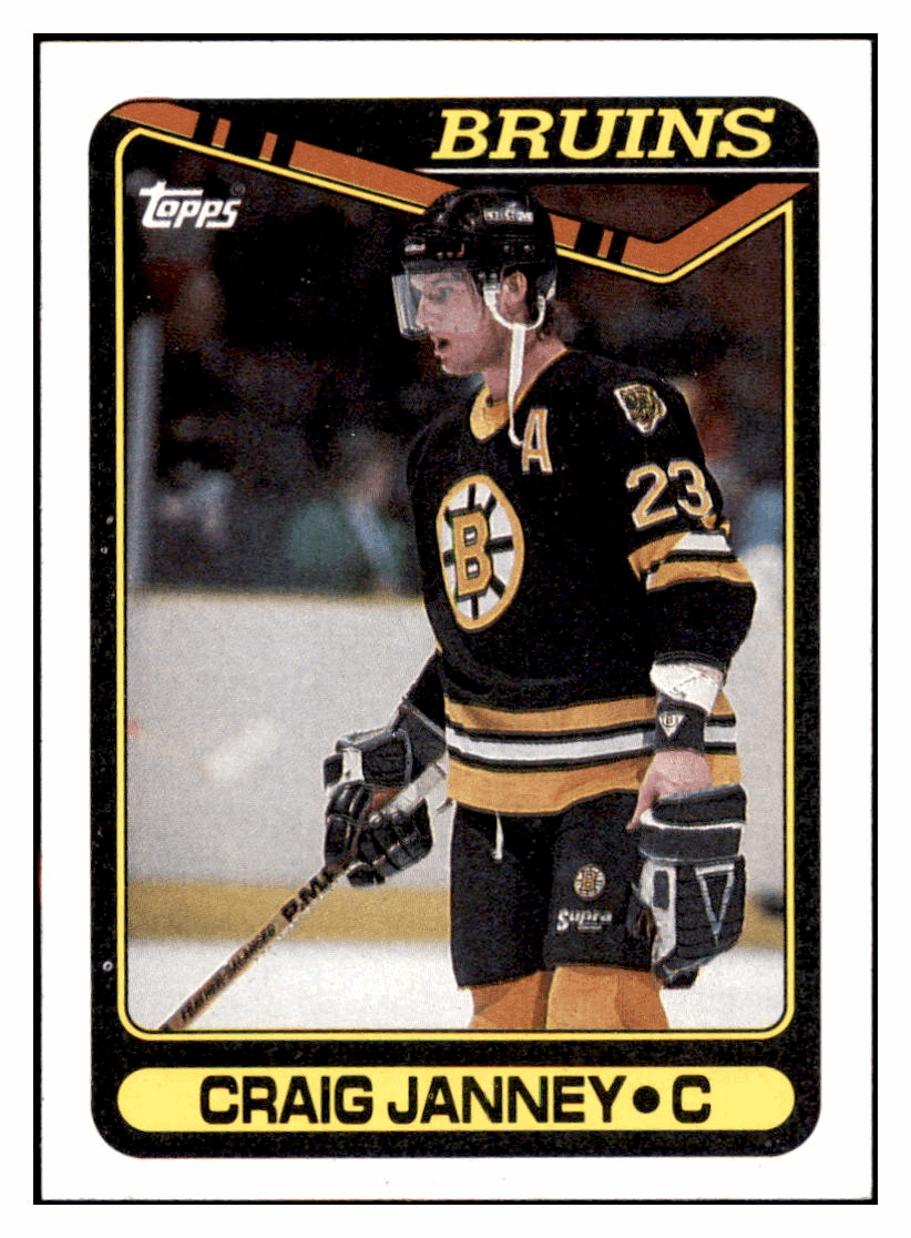 1990 Topps Craig Janney   Boston Bruins Hockey Card GMMGD simple Xclusive Collectibles   