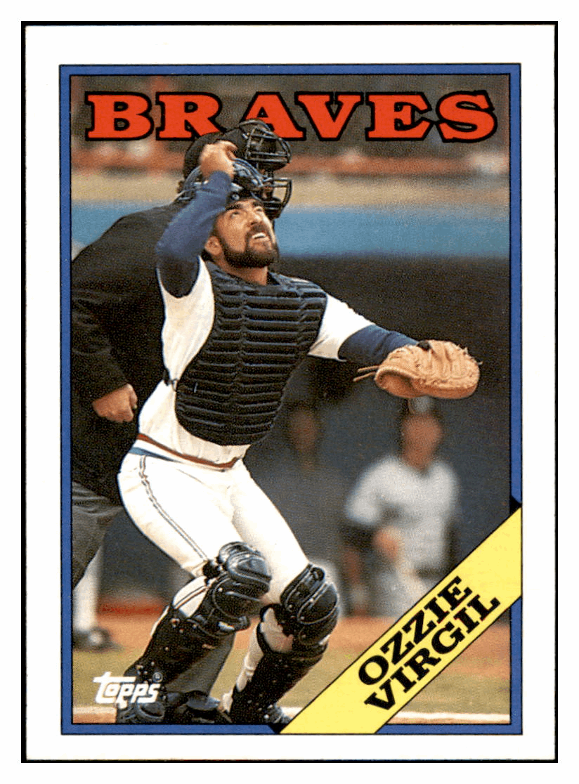 1988 Topps Ozzie Virgil   Atlanta Braves Baseball Card GMMGD simple Xclusive Collectibles   