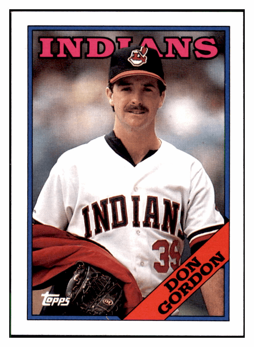 1988 Topps Don Gordon   RC Cleveland Indians Baseball Card GMMGD simple Xclusive Collectibles   