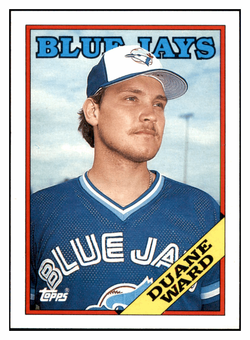 1988 Topps Duane Ward   Toronto Blue Jays Baseball Card GMMGD simple Xclusive Collectibles   
